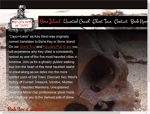 Tablet Screenshot of boneislandghosttours.com